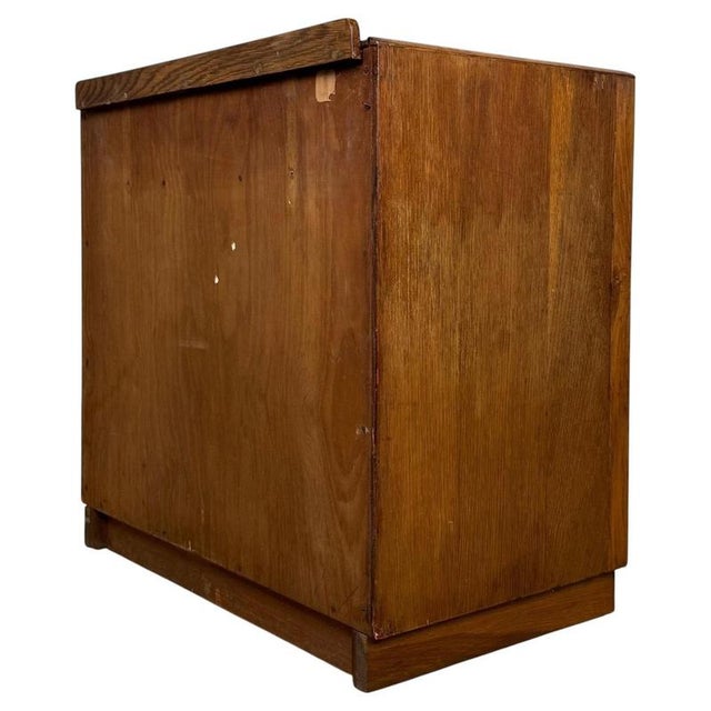 Wood Antique Golden Oak Bedroom Chest of Drawers For Sale - Image 7 of 12