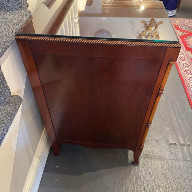 1940s 1940s Vintage Berkey and Gay Crotch Mahogany Desk For Sale - Image 5 of 11