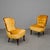 Mid-Century Armchairs in Yellow, Mid-20th Century, Set of 2 For Sale - Image 3 of 18