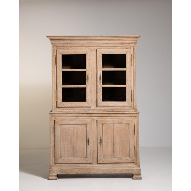 Late 19th Century Oak Provençal Vitrine, French Rustic Design, France, Circa 1880 For Sale - Image 5 of 18