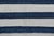 Contemporary Rug & Kilim’s Contemporary Dhurrie Rug in Navy Blue and Off-White Stripes For Sale - Image 3 of 7