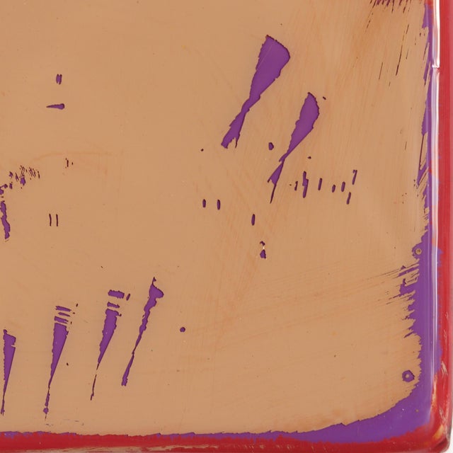 The Window 352 - Original Minimalist Mixed Media Acrylic and Resin Painting on Wood Panel by Ricky Hunt For Sale In Los Angeles - Image 6 of 9
