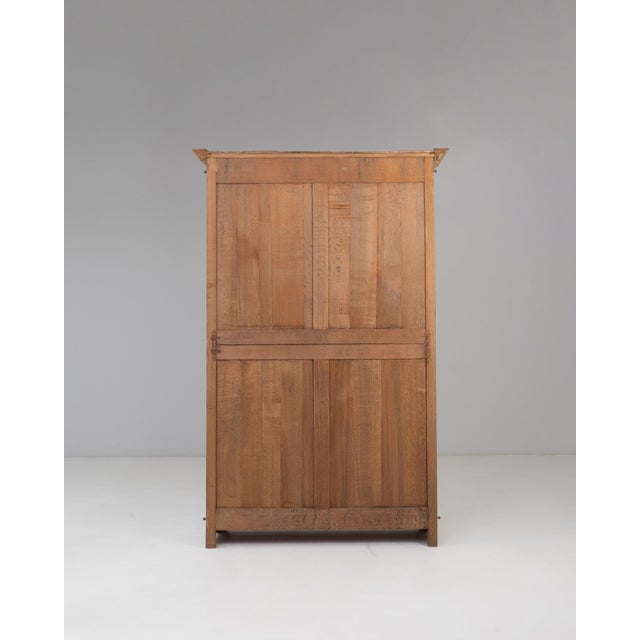 1900s French Provincial Oak Vitrine For Sale - Image 14 of 18