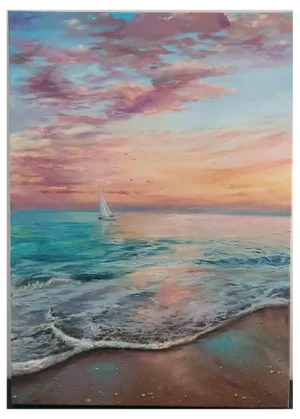Elena Mardashova, Evening Miracle, Oil on Canvas, 2022