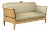 Antique Biedermeier Inlaid Flame Birch Sofa For Sale