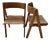 Wooden Chairs by Martins Machado, 1980s, Set of 2 For Sale