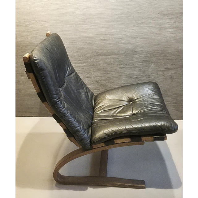 Scandinavian Kengu Lounge Chairs attributed to E. & N. Solheim for Rybo, 1970s, Set of 2 For Sale - Image 9 of 13