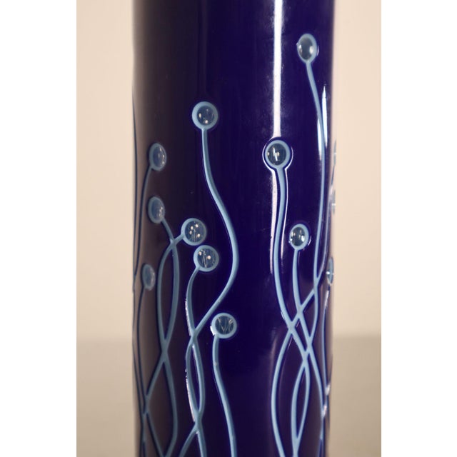 Blue Wedgwood 'Neptune' Blue Vase For Sale - Image 8 of 18
