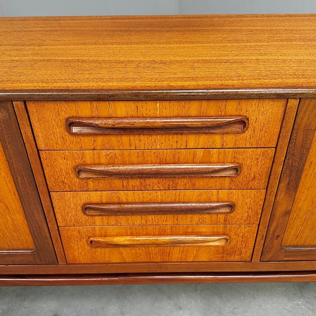 Brown Vintage Sideboard in Teak by V. Wilkins for G-Plan, 1960s For Sale - Image 8 of 18