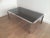Chrome Nice Octagonal Chromed Coffee Table with Black Glass Top, Good For Sale - Image 8 of 13