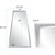 Metal Ezra Silver Mirror For Sale - Image 7 of 11