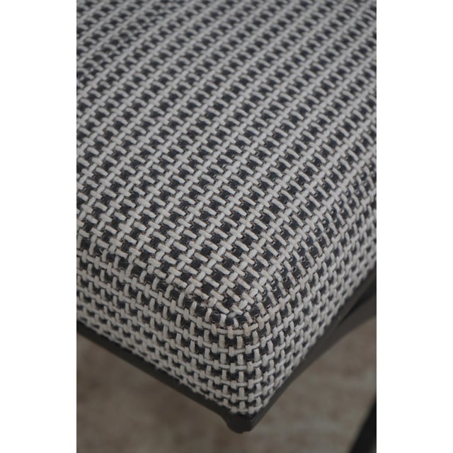 Traditional Theodore Alexander Pair of Iron Base Ottomans For Sale - Image 3 of 13