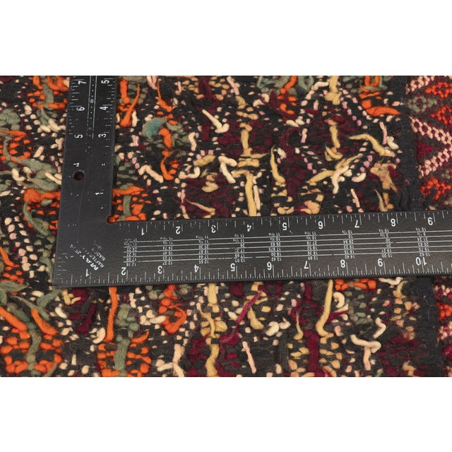 Textile Vintage Taznakht Moroccan Kilim Rug, 02'04 X 50'08 For Sale - Image 7 of 10