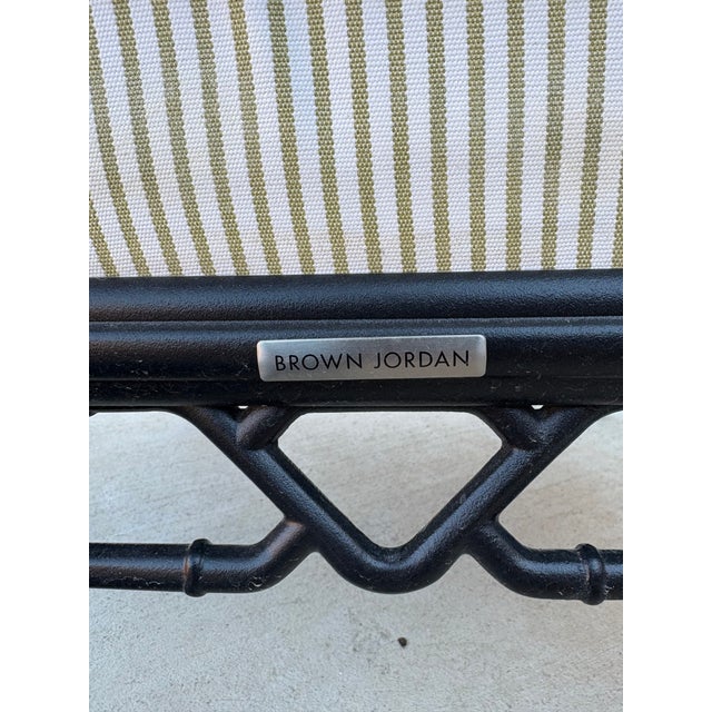 Chippendale Brown Jordan Calcutta Ottoman For Sale - Image 3 of 3