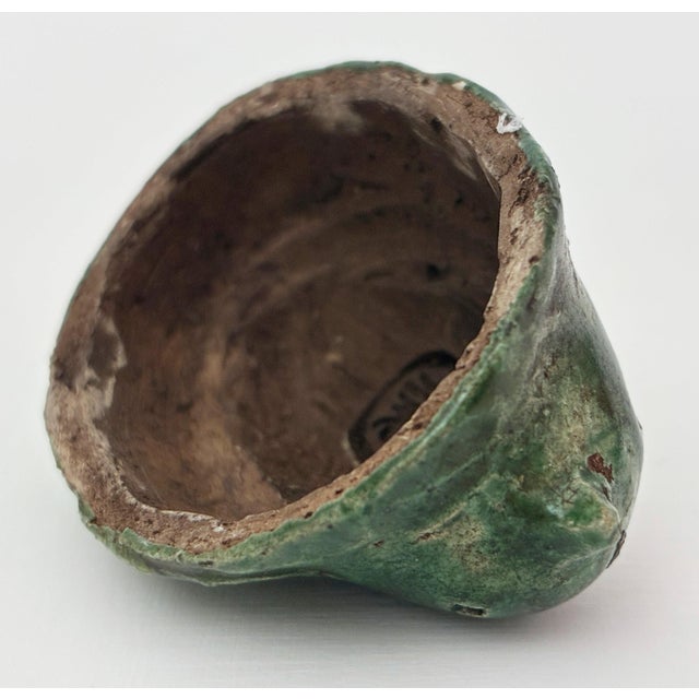 Early 19th Century Oribe Incense Container "Kogo" in the Form of a Bird, Edward Morse Collection, Boston Museum Identification For Sale In Seattle - Image 6 of 12