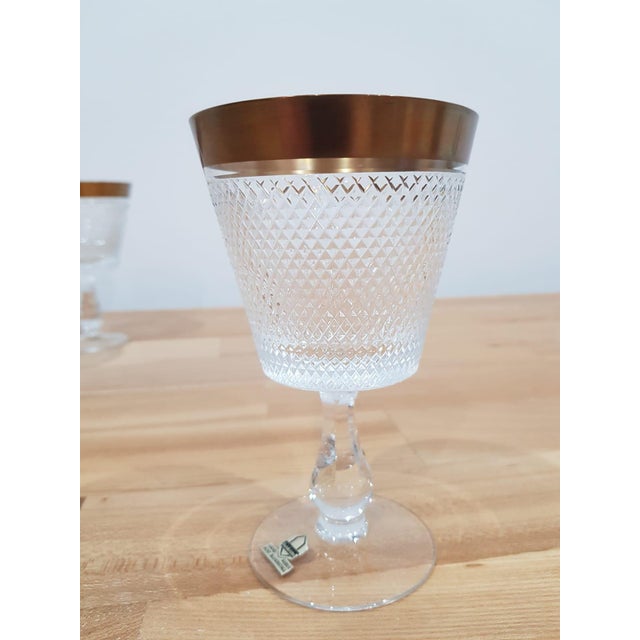 Crystal Glasses from Rheinkristall, Germany, 1950s-1960s, Set of 9 For Sale - Image 10 of 13