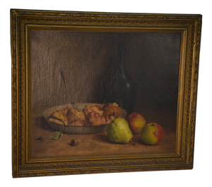 C. Declercq, Still Life, 1893, Oil Painting on Canvas, Framed