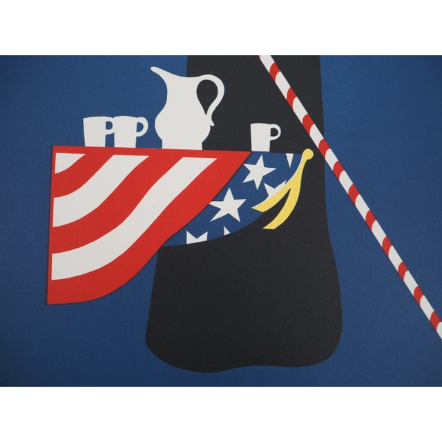 Robert Indiana, Votes for Women, The Activist with the Star-Spangled Banner, Original Lithograph For Sale - Image 5 of 6