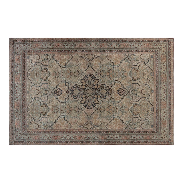 Authentic 19th Century Persian Kirman Carpet For Sale