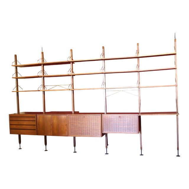 Room Divider in Teak by Poul Cadovius, 1960s For Sale