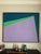 Postmodern 1980s Large Postmodern Geometric Framed Painting For Sale - Image 3 of 4