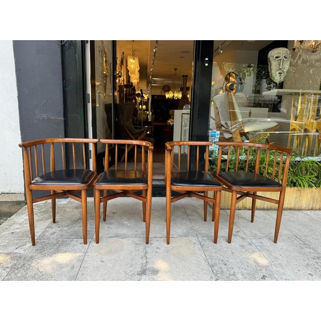 1910s Corner Chairs attributed to Josef Hoffmann, 1910s, Set of 4 For Sale - Image 5 of 8