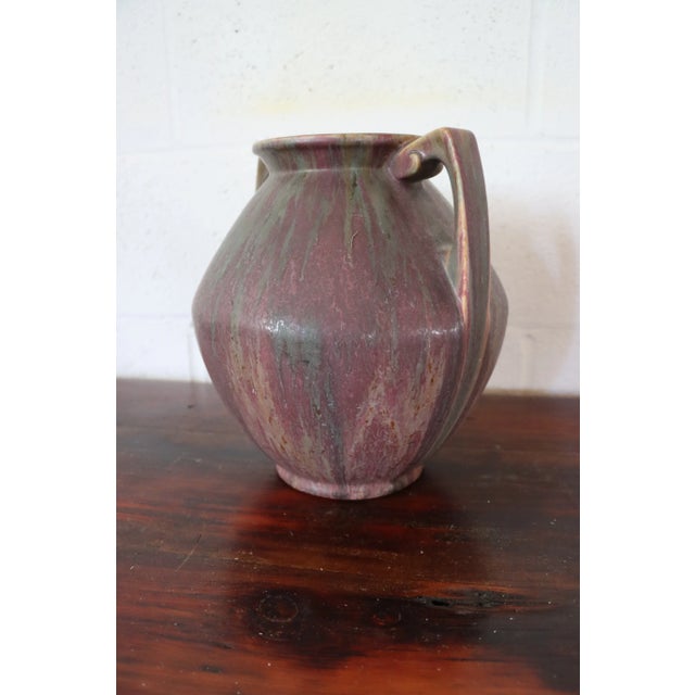 Ceramic Glazed Handled Pot For Sale - Image 7 of 9
