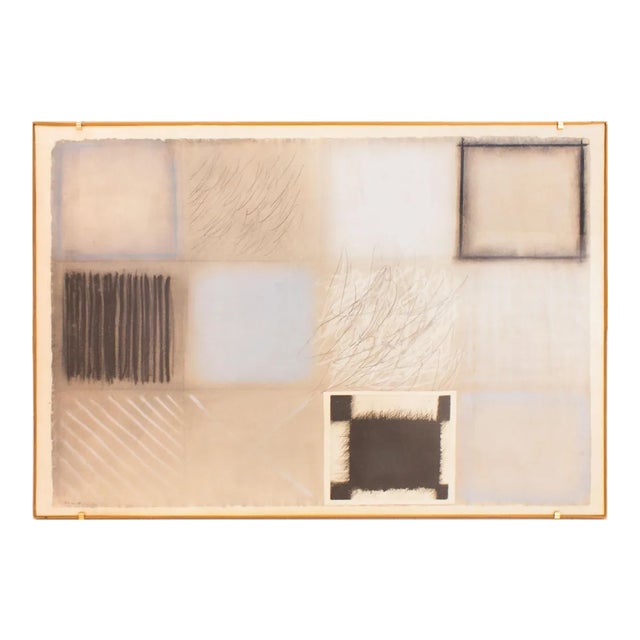 Composition - Original Mixed Media on Paper by Guido Strazza - 1979 1979 For Sale