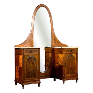 French Mirrored Chest of Drawers For Sale