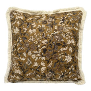 Zak + Fox Tan Shinji Decorative Pillow Cover For Sale