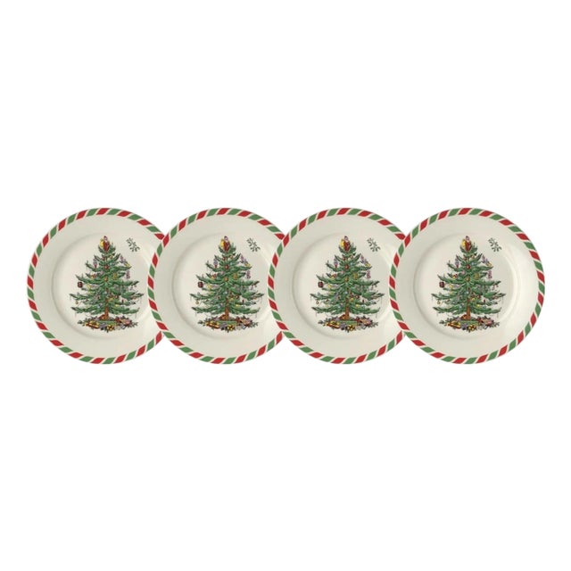 Spode Christmas Lunch Plates - Set of 4 For Sale