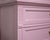 Mid Century Transitional Highboy Dresser by Dixie Furniture in Pink - Newly Painted For Sale - Image 13 of 14