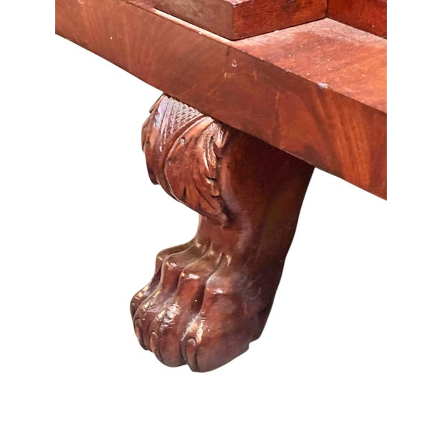 19th Century Flame Mahogany American Empire Sideboard Server For Sale - Image 12 of 12