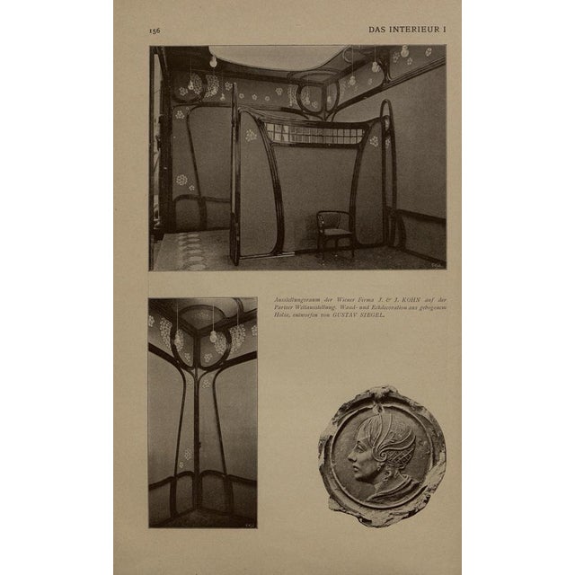 Art Nouveau Model No. 715 Living Room Set by Gustav Siegel for Jacob & Josef Kohn, Vienna 1905, Set of 3 For Sale - Image 16 of 18