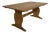 1970s Oak Trestle-Dining Table, Manner of Henning Kjaernulf For Sale