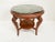 Vintage Side Table with Marble Top For Sale - Image 6 of 11