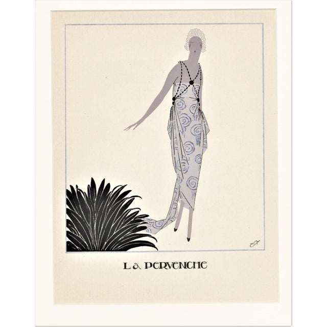 Matted Art Deco Fashion Pochoir For Sale In New York - Image 6 of 6