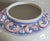 1990s Vintage MCM Portugal Pink Blue Floral Scrolls 14" Canister Ginger Jar For Sale - Image 5 of 6