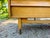 Wood American of Martinsville 6 Drawer Dresser MCM Mid-Century Modern Dovetail Joinery Brass Legs and Accents and Glass Top For Sale - Image 7 of 12