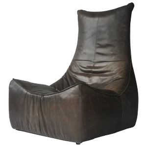 1970s Leather Chair by Gerard Van Den Berg for Montis