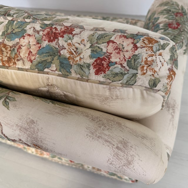 Vintage Medallion Three-Seater Sofa For Sale - Image 14 of 15