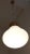 Vintage Ceiling Lamp in White Opaque Glass & Mustard-Colored Metal Assembly, 1970s For Sale - Image 6 of 7
