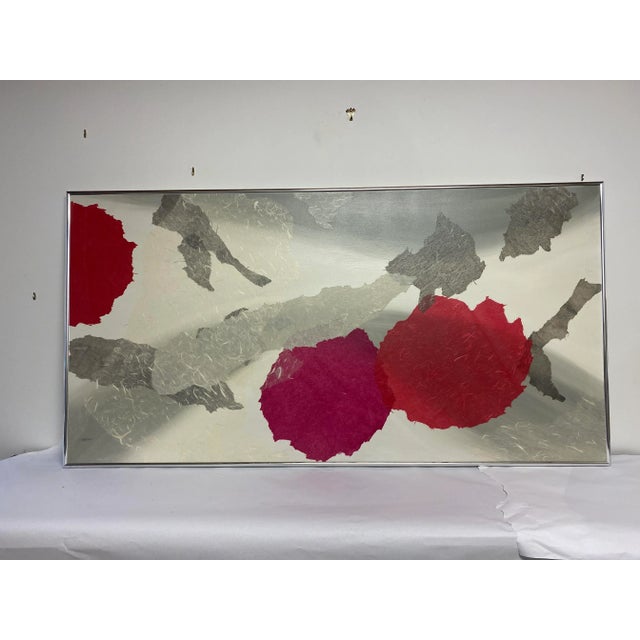 Mid-Century Abstract Painting on Canvas For Sale - Image 9 of 9