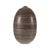 Brown Large Artisan Ceramic Vase with Fine Linear Decoration in Brown and Cream For Sale - Image 8 of 16