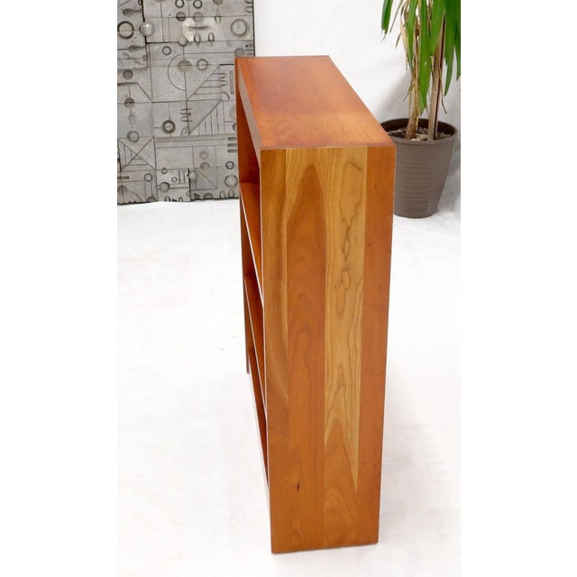 High quality studio made solid cherry bookcase by Charles Webb.