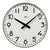 Vintage Silver Wall Clock from Esmi, 1980s For Sale