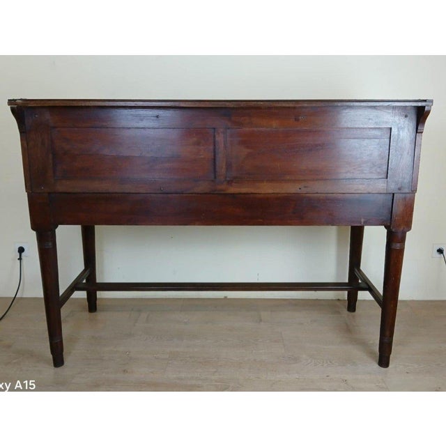 Wood Napoleon III System Desk in Oak, 1850s For Sale - Image 7 of 10