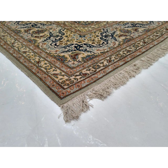 Textile 1970s Vintage Persian Kashan Rug For Sale - Image 7 of 8