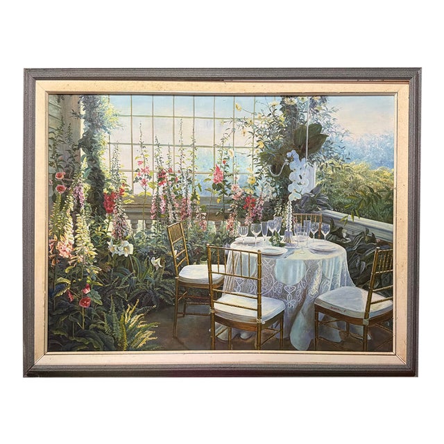 Peter Ho Mid.Century Modern Garden Dining Reception For Sale