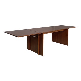 Vintage Italian Extendable Wooden Dining Table from Poggi, 1970s For Sale
